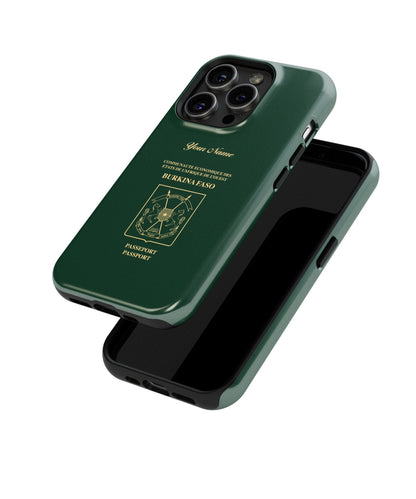 Burkina Faso Passport - iPhone Tough Phone Case - tousphone