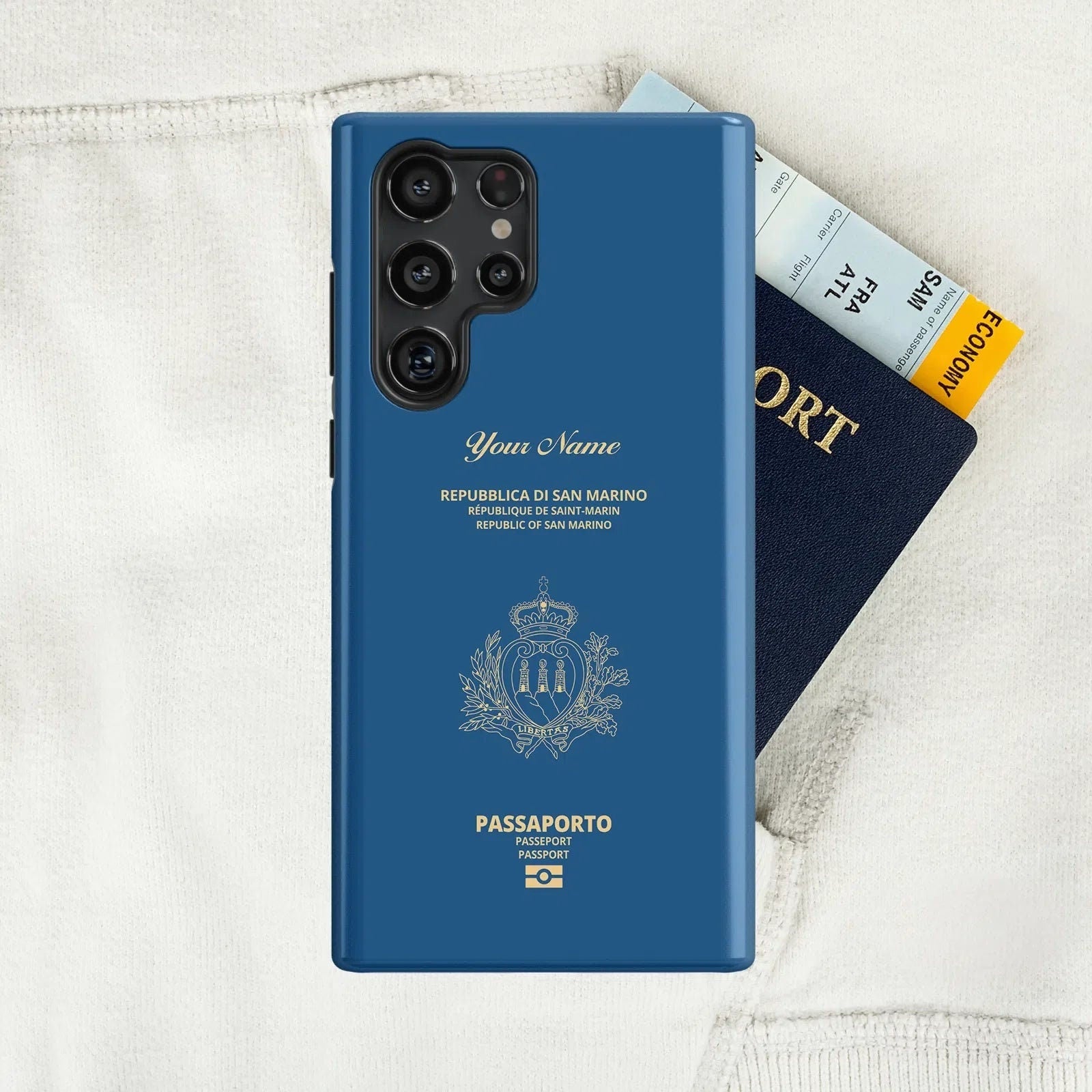 San Marino Passport - Samsung Galaxy A Case - tousphone