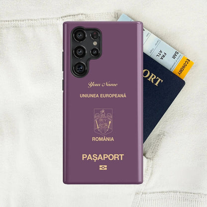 Romania Passport - Samsung Galaxy A Case - tousphone