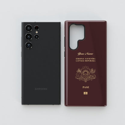 Latvia Passport - Samsung Galaxy S Case