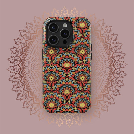 Sacred Mandalic Spirals - iPhone Case