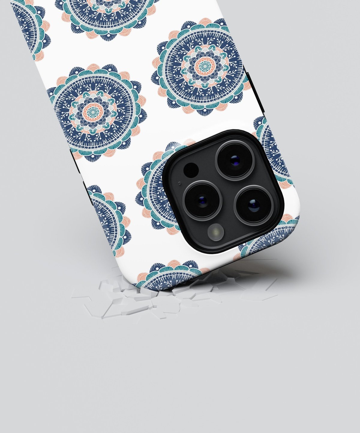 Sacred Yantra Whirls - iPhone Case