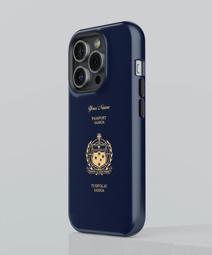 Samoa Passport - iPhone Case