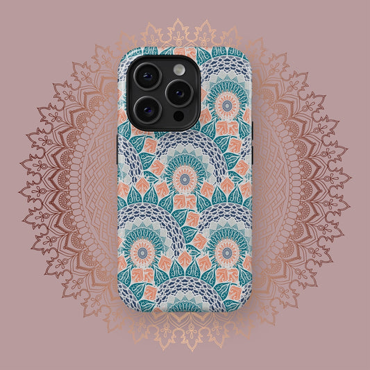 Serene Mandalic Patterns - iPhone Case