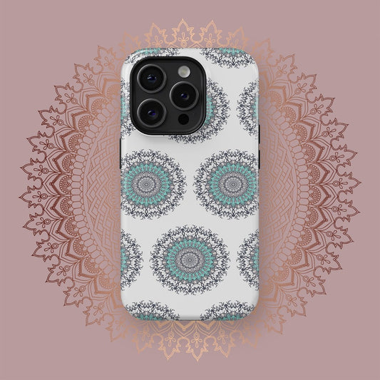 Serene Mandalic Reflections - iPhone Case