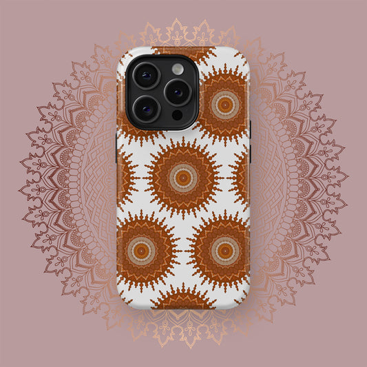 Serene Mandalic Whirlpools - iPhone Case