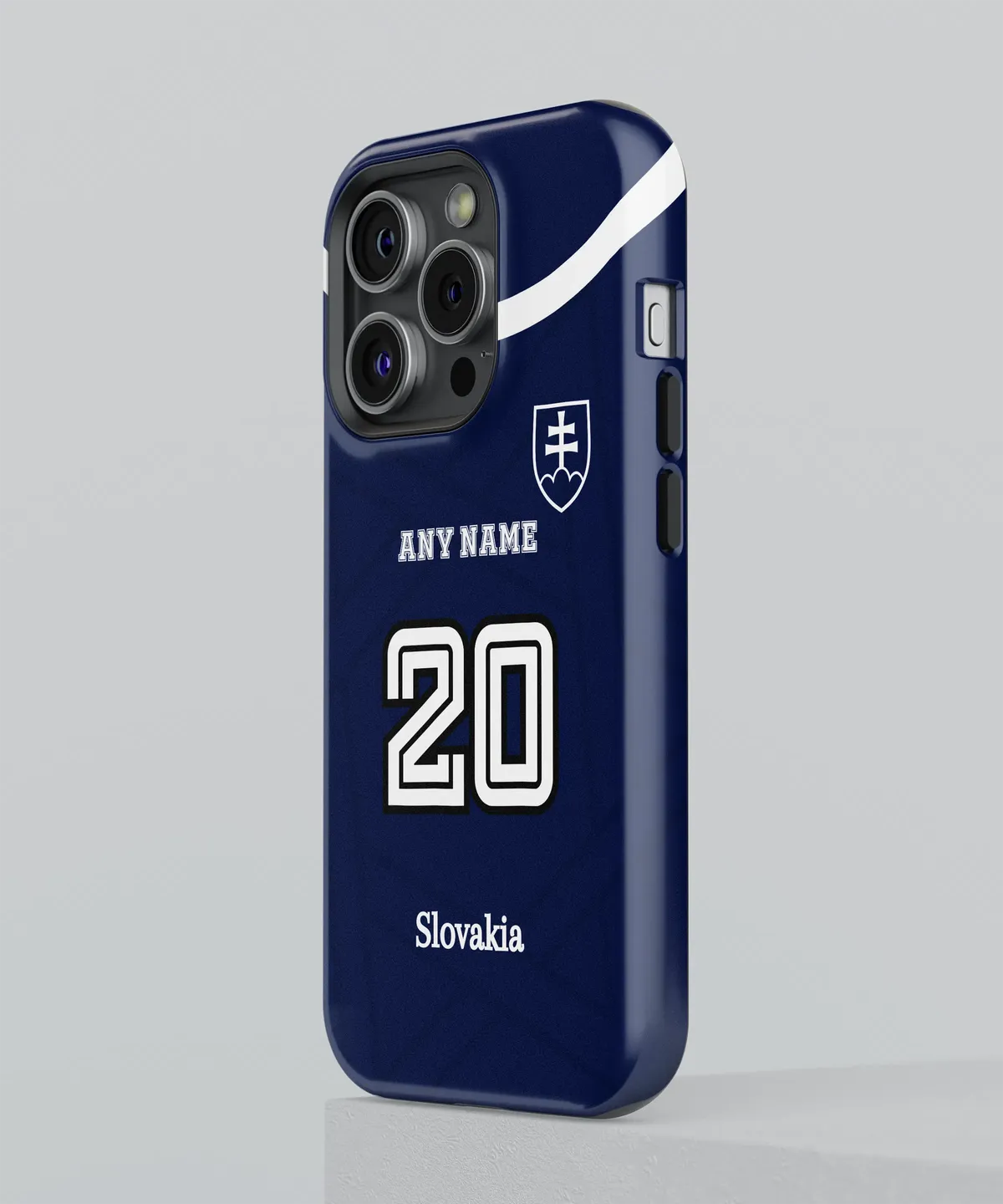 Slovakia Color Football Fan - iPhone Case