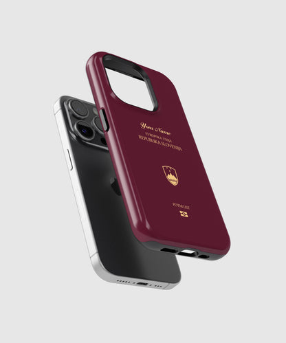 Slovenia Passport - iPhone Case