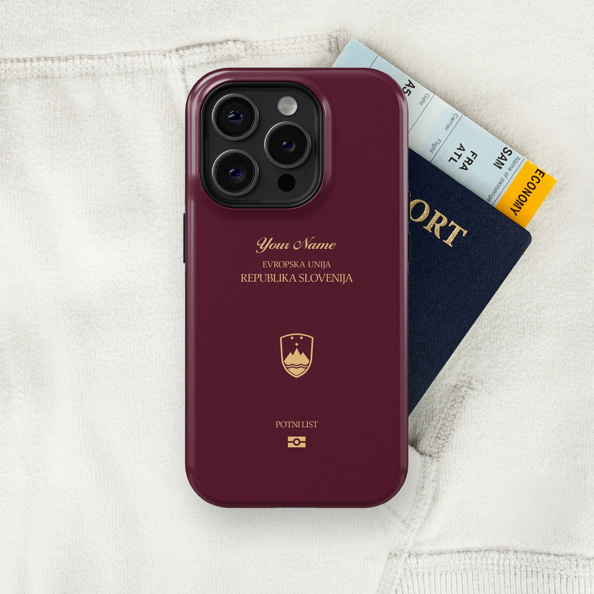 Slovenia Passport - iPhone Case Tough Case