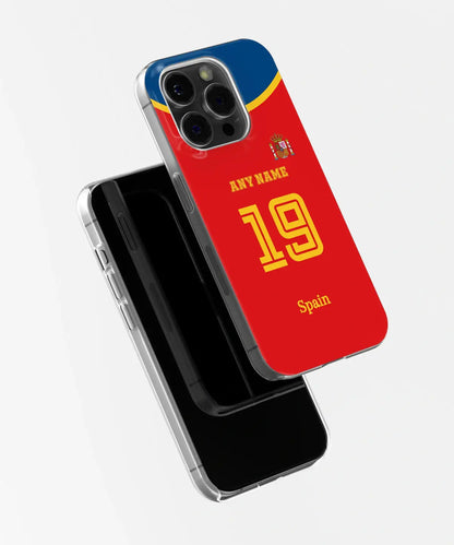 Spain Color Football Fan - iPhone Case Soft Case