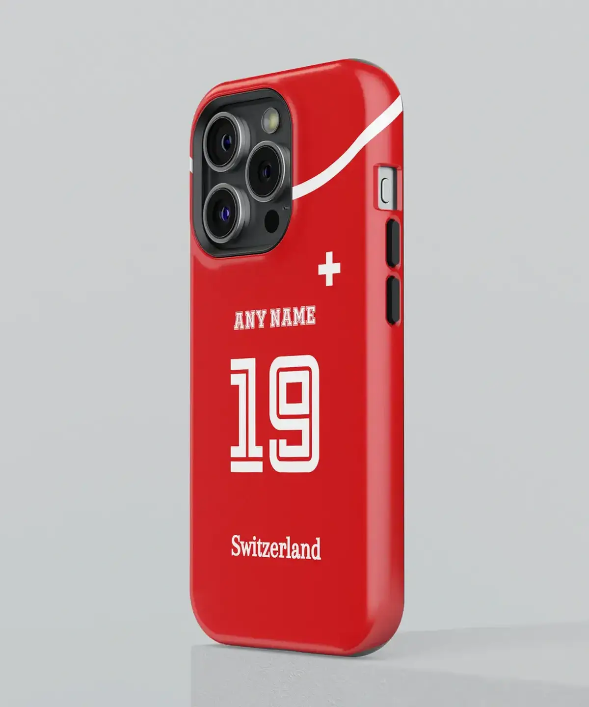 Switzerland Color Football Fan - iPhone Case