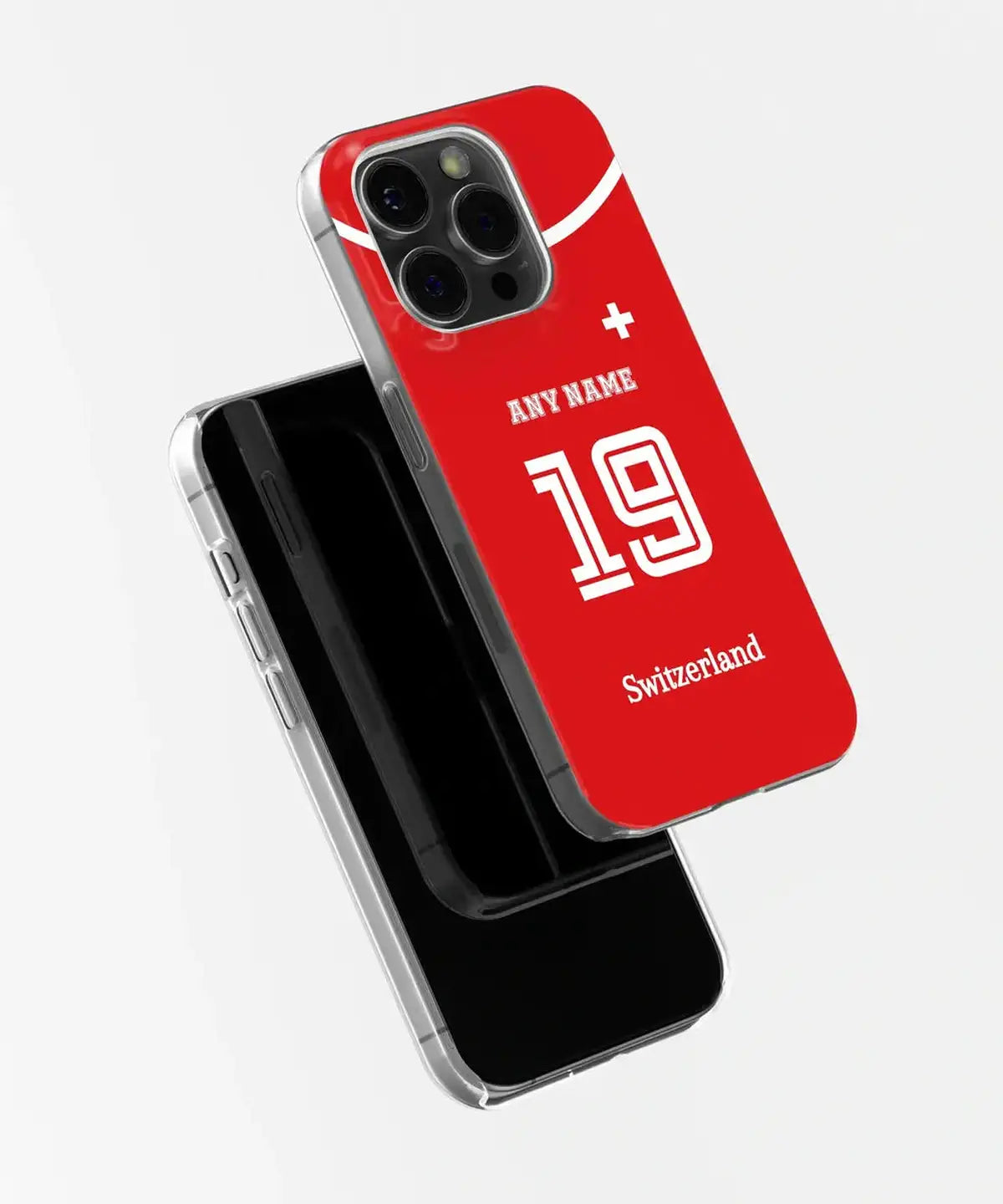 Switzerland Color Football Fan - iPhone Case Soft Case