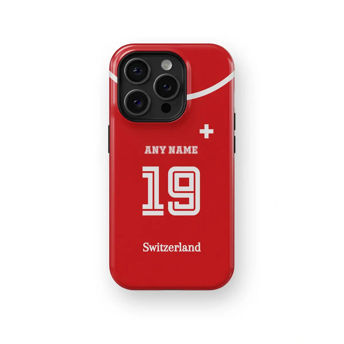 Switzerland Color Football Fan - iPhone Case Tough Case