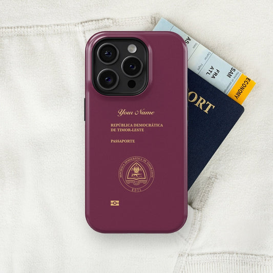 Timor Leste Passport - iPhone Case Tough Case