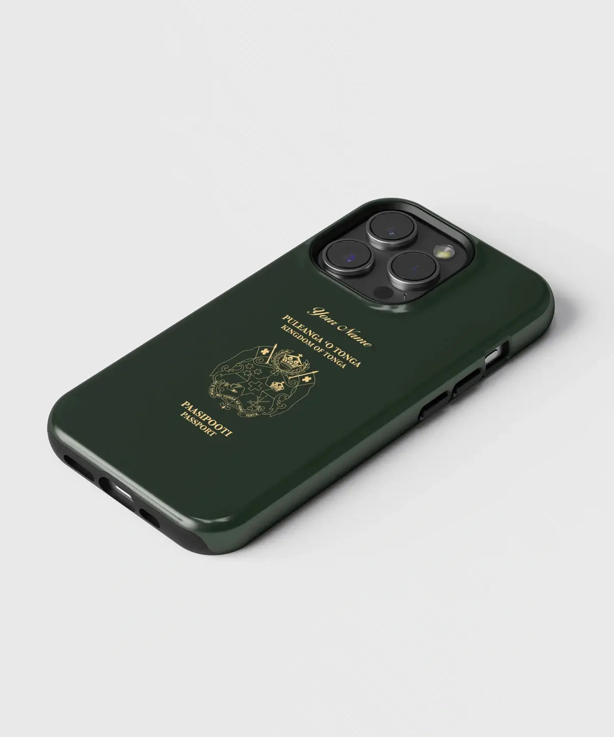 Tonga Passport - iPhone Case