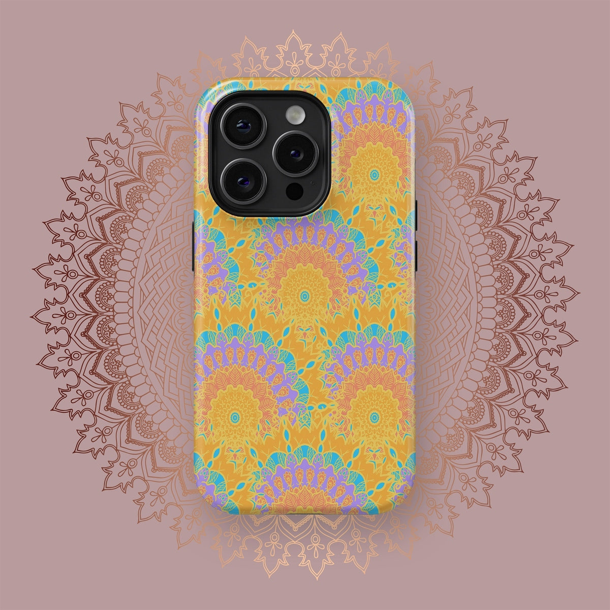 Tranquil Arabic Harmony - iPhone Case