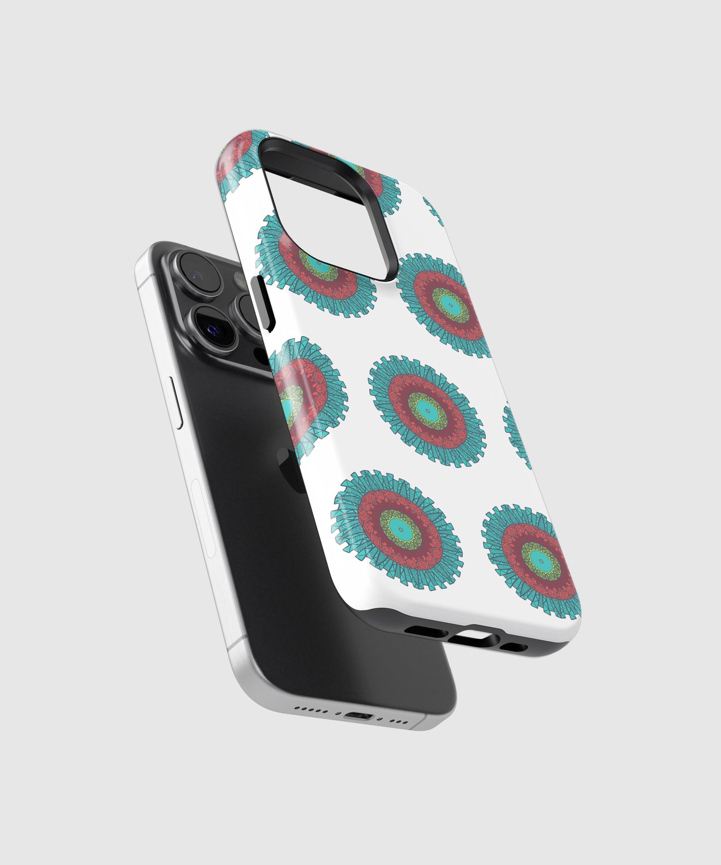 Tranquil Mandalic Echoes - iPhone Case