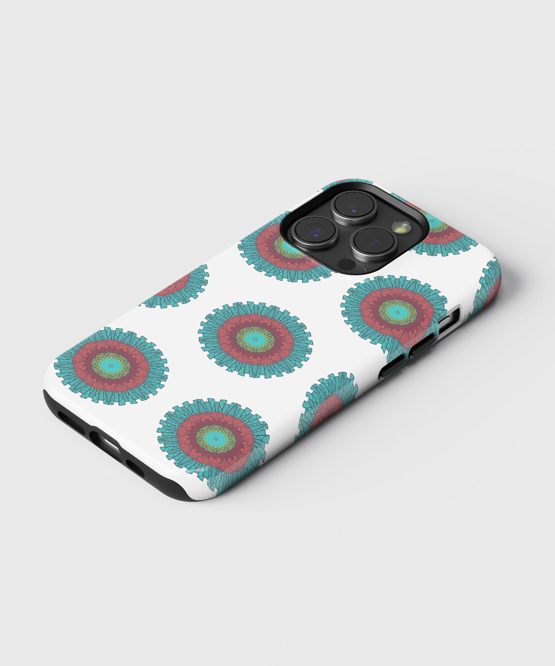 Tranquil Mandalic Echoes - iPhone Case