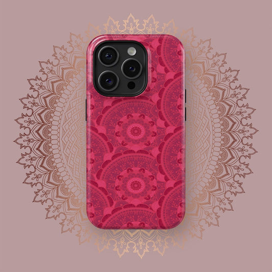 Tranquil Mandalic Rhythms - iPhone Case