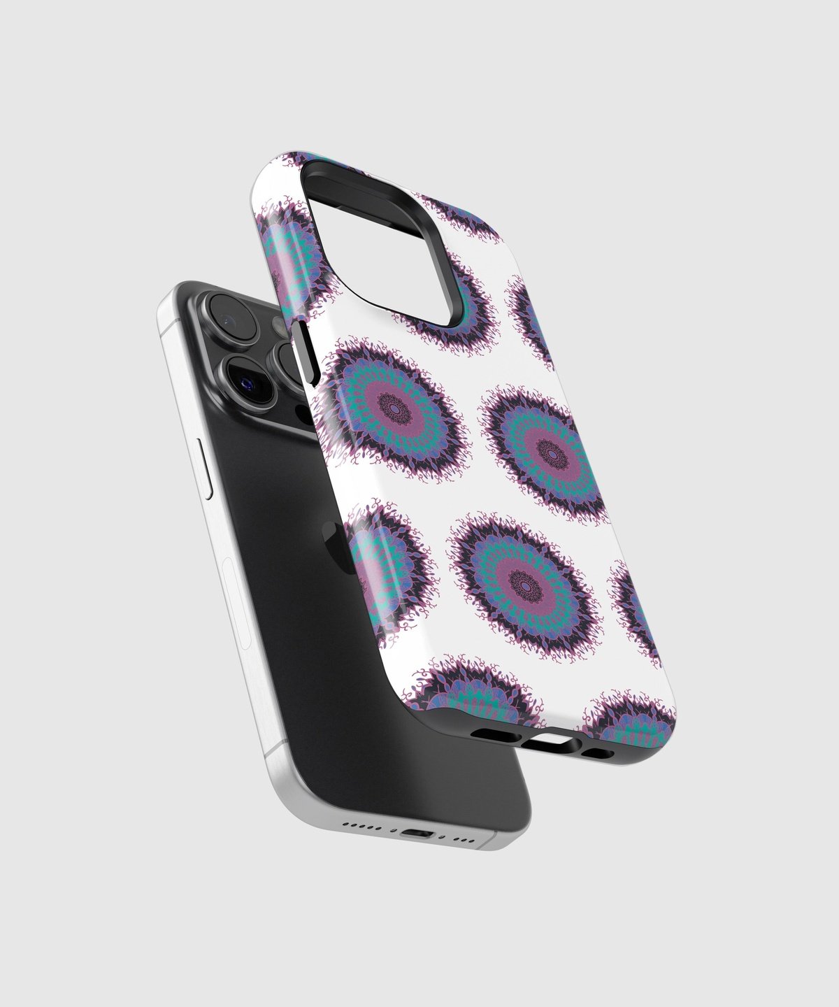 Tranquil Mandalic Vortex - iPhone Case