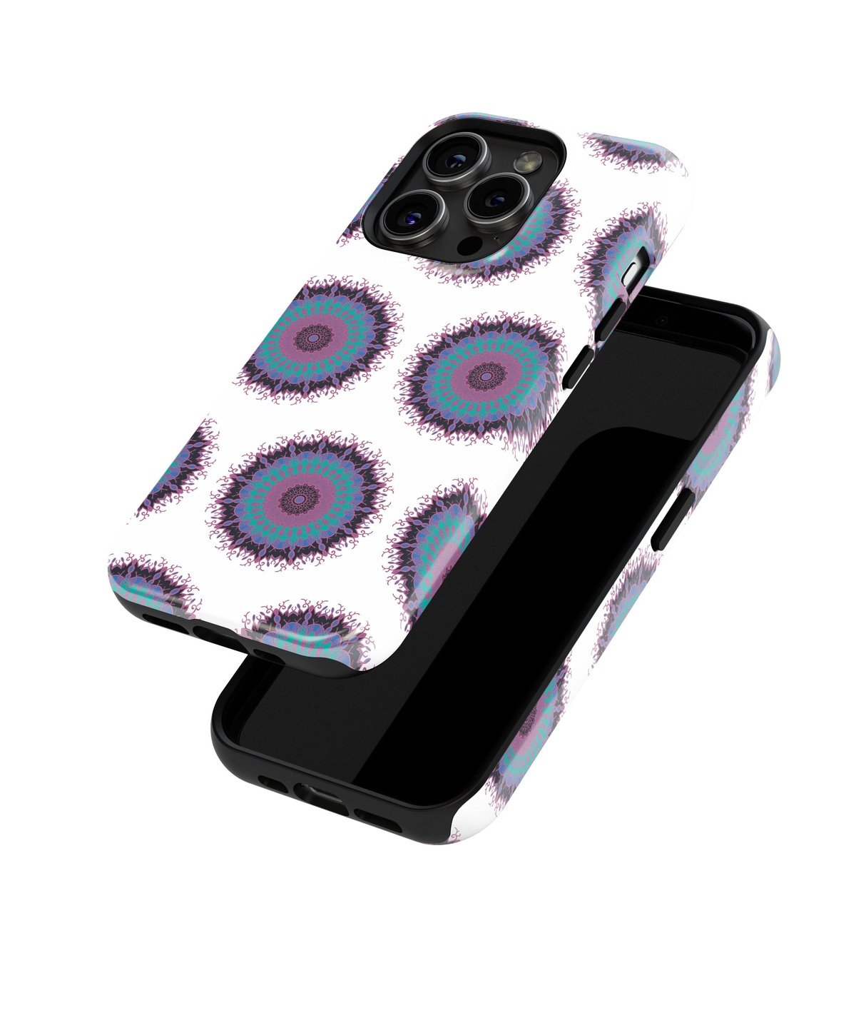 Tranquil Mandalic Vortex - iPhone Case