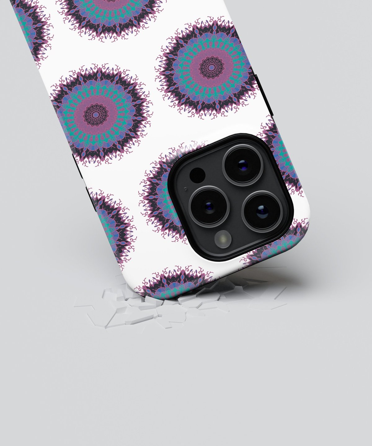 Tranquil Mandalic Vortex - iPhone Case