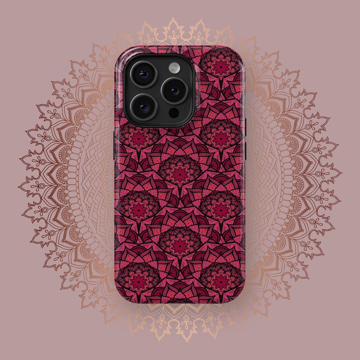 Tranquil Mandalic Whirls - iPhone Case