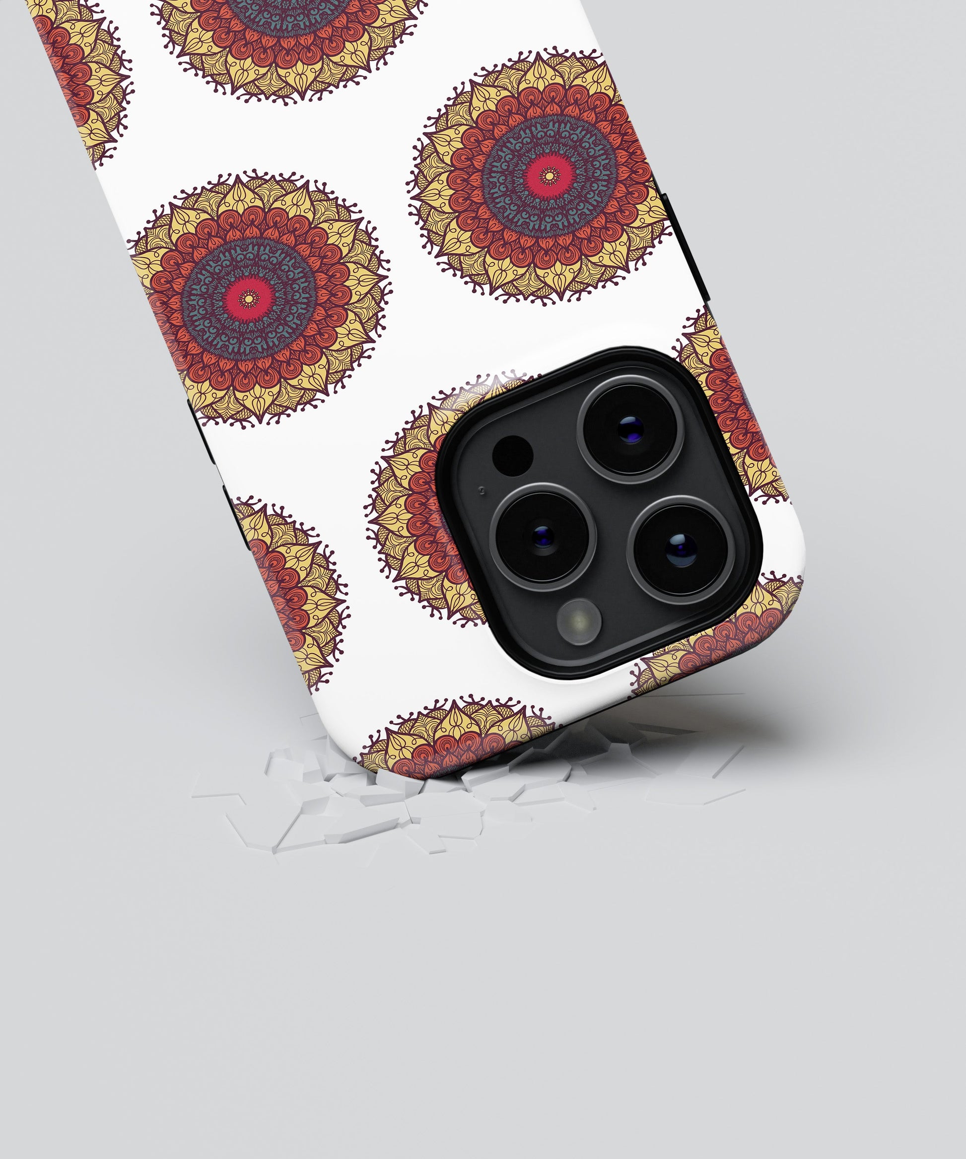 Tranquil Yantra Elegance - iPhone Case