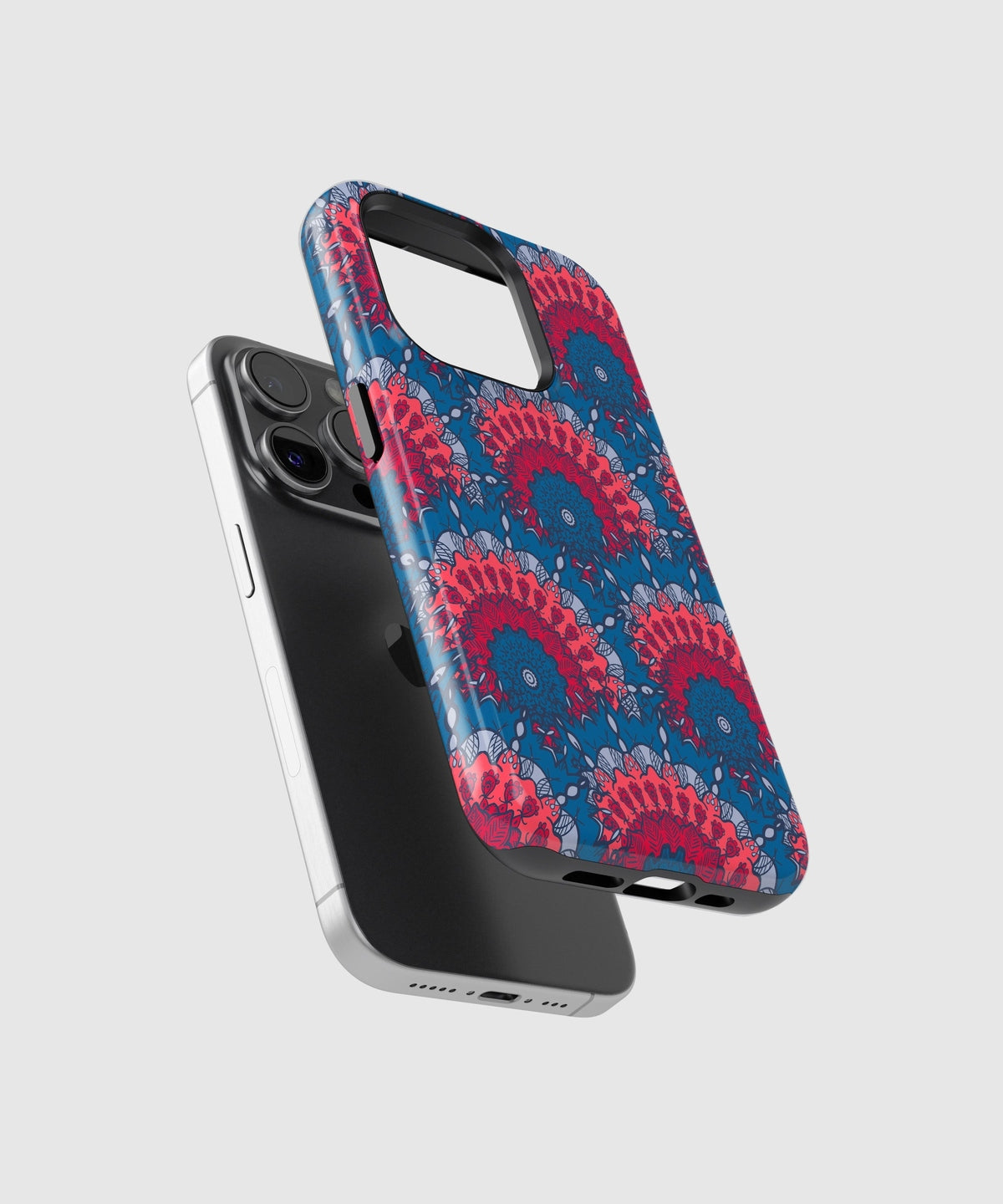 Tranquil Yantra Patterns - iPhone Case