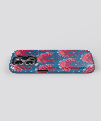 Tranquil Yantra Patterns - iPhone Case