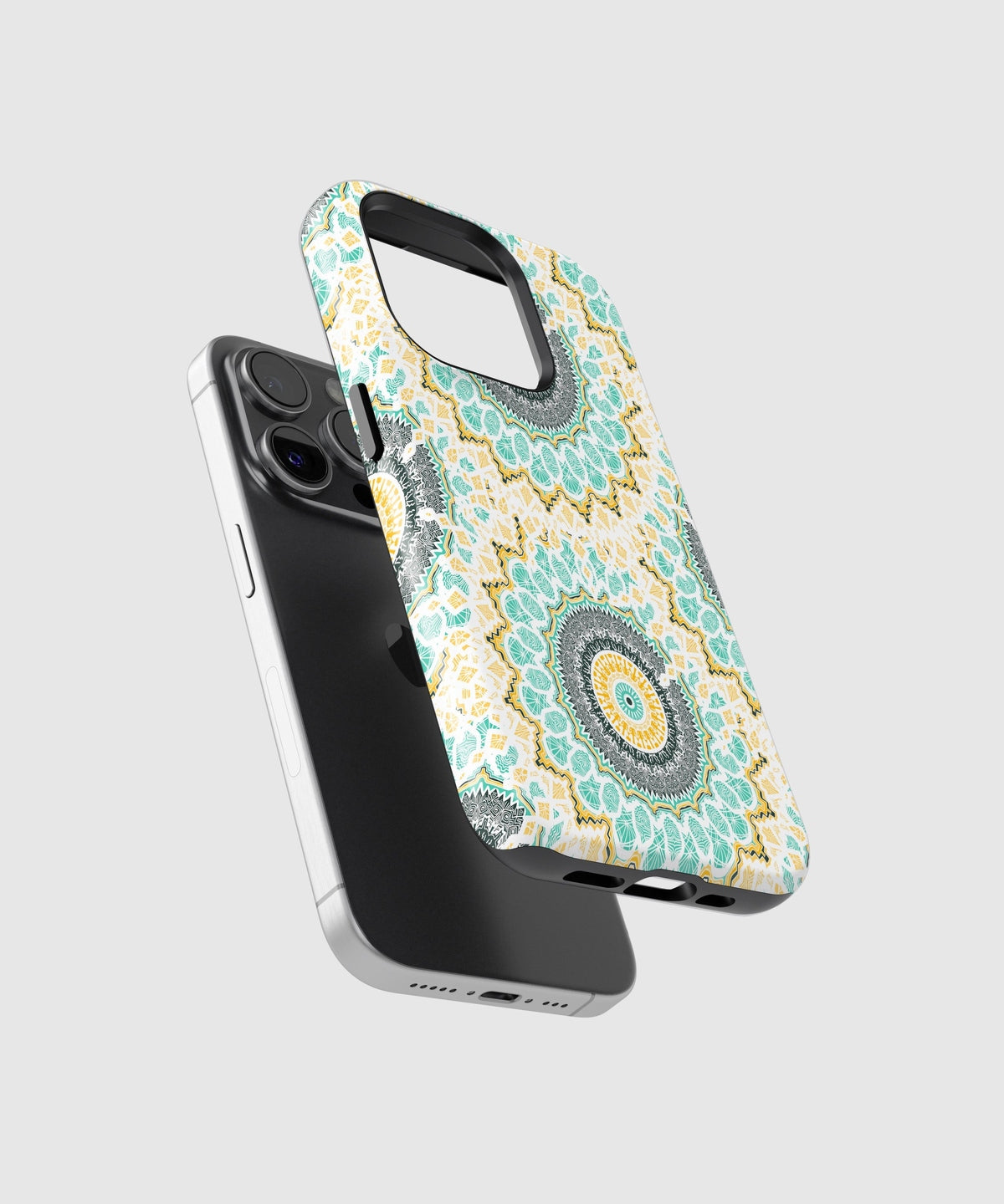 Tranquil Yantra Whirls - iPhone Case