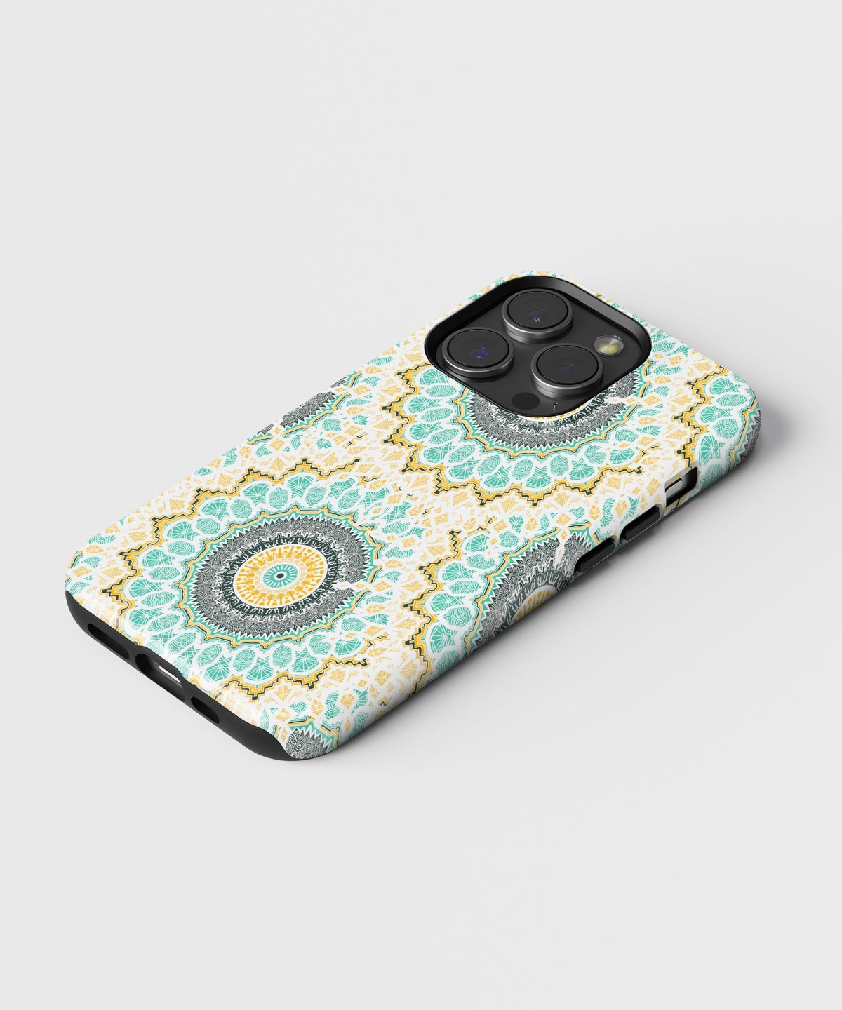 Tranquil Yantra Whirls - iPhone Case