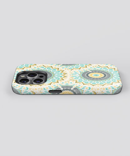 Tranquil Yantra Whirls - iPhone Case