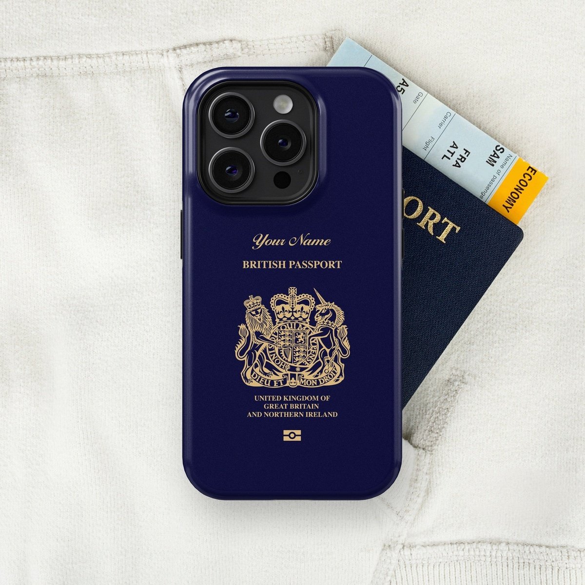 United Kingdom Passport - iPhone Though Case Tough Case