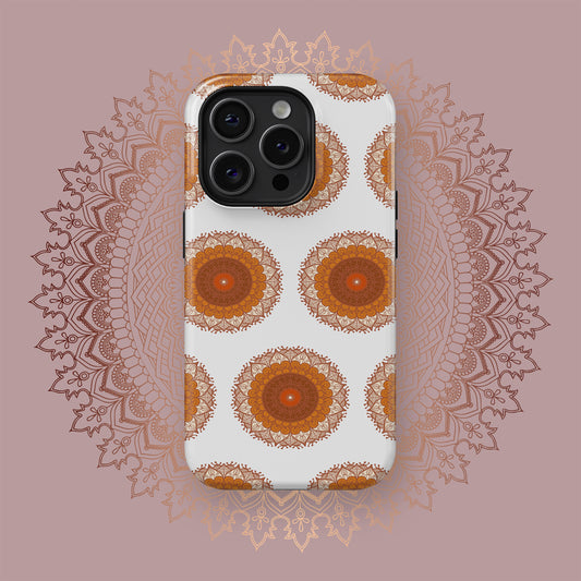 Vibrant Mandala Whirls - iPhone Case