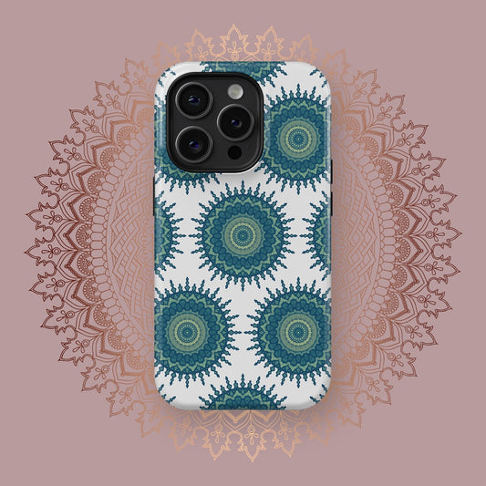 Vibrant Mandalic Radiance - iPhone Case