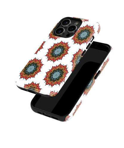 Vibrant Mandalic Whirls - iPhone Case