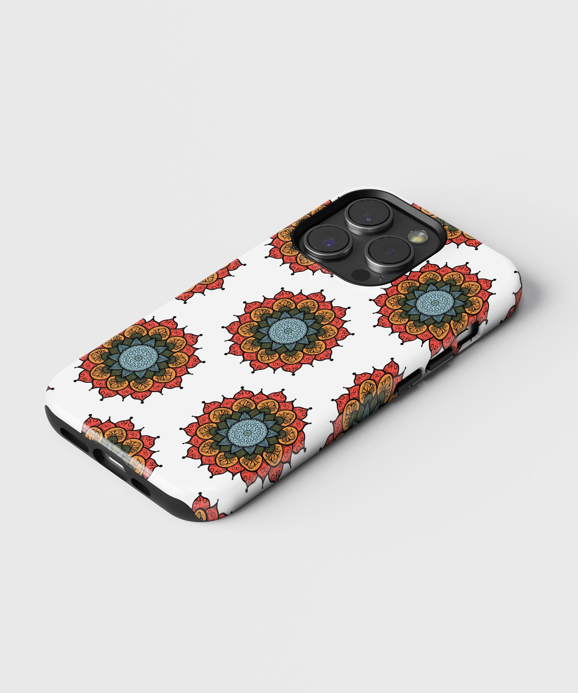 Vibrant Mandalic Whirls - iPhone Case