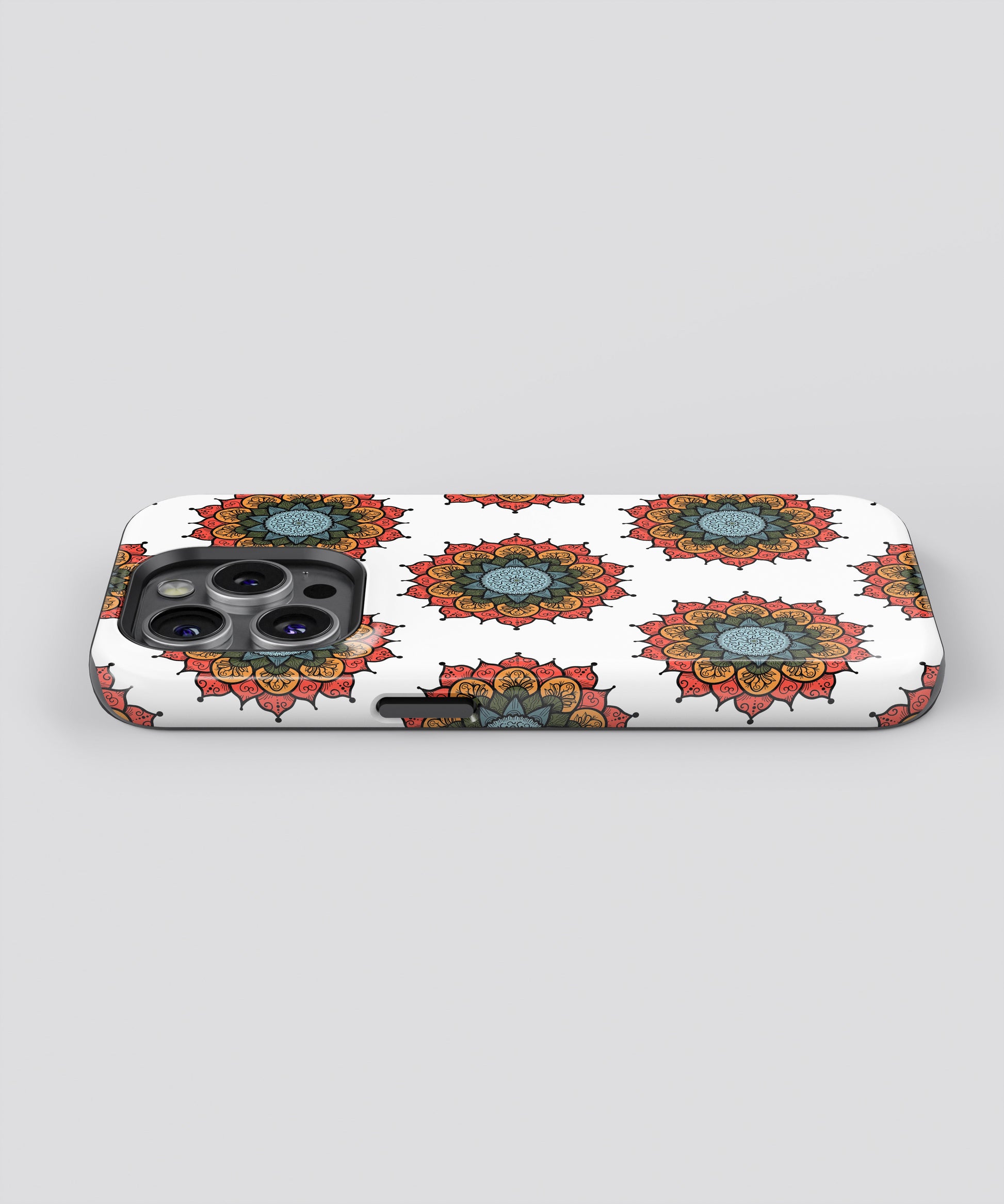 Vibrant Mandalic Whirls - iPhone Case