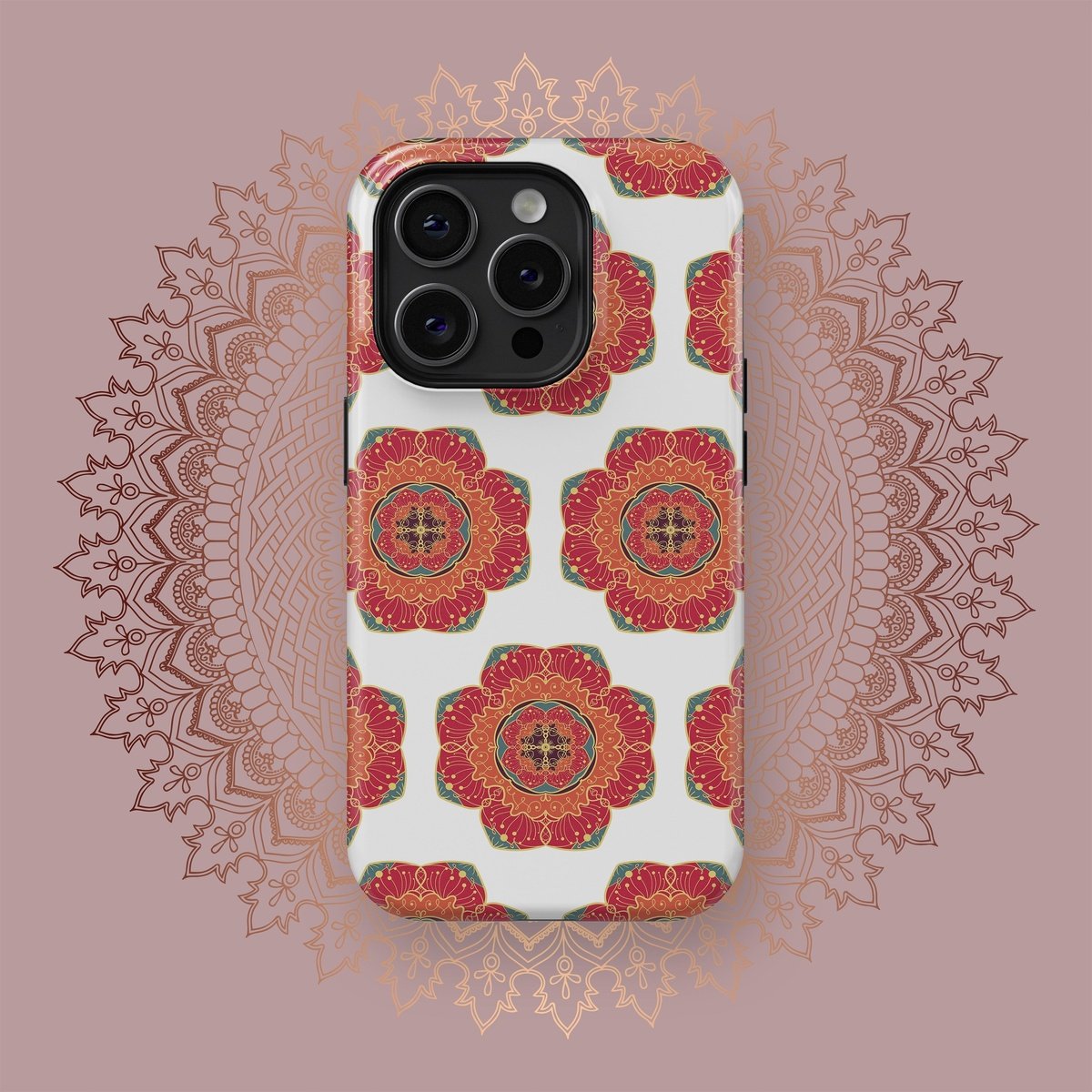 Vibrant Yantra Serenity - iPhone Case