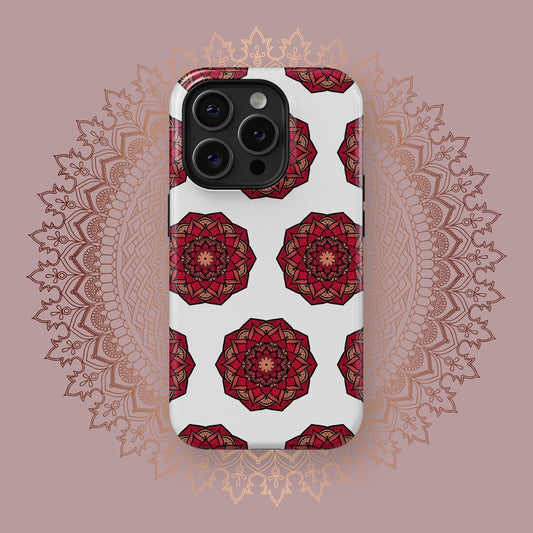 Vibrant Yantra Visions - iPhone Case
