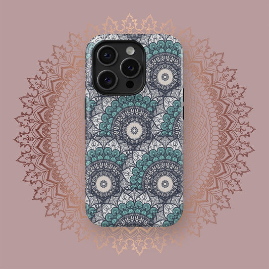 Whirling Mandala Magic - iPhone Case