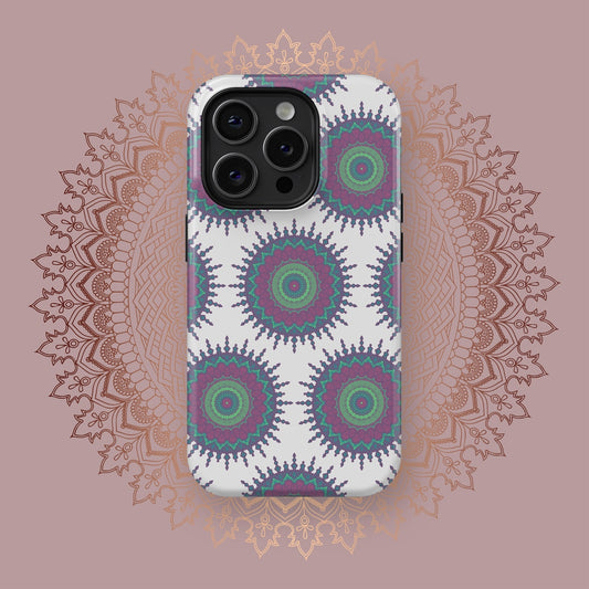 Whirling Mandalic Symphony - iPhone Case