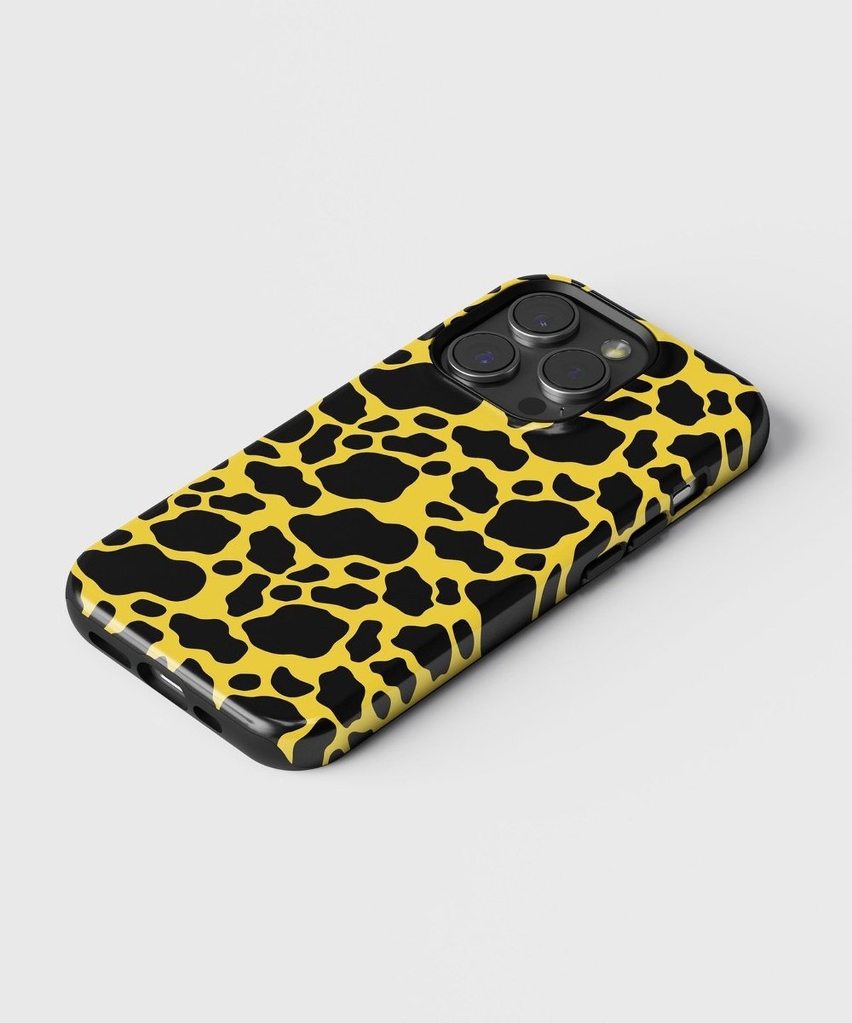 Yellow Black Cookie Cream Wave - iPhone Case