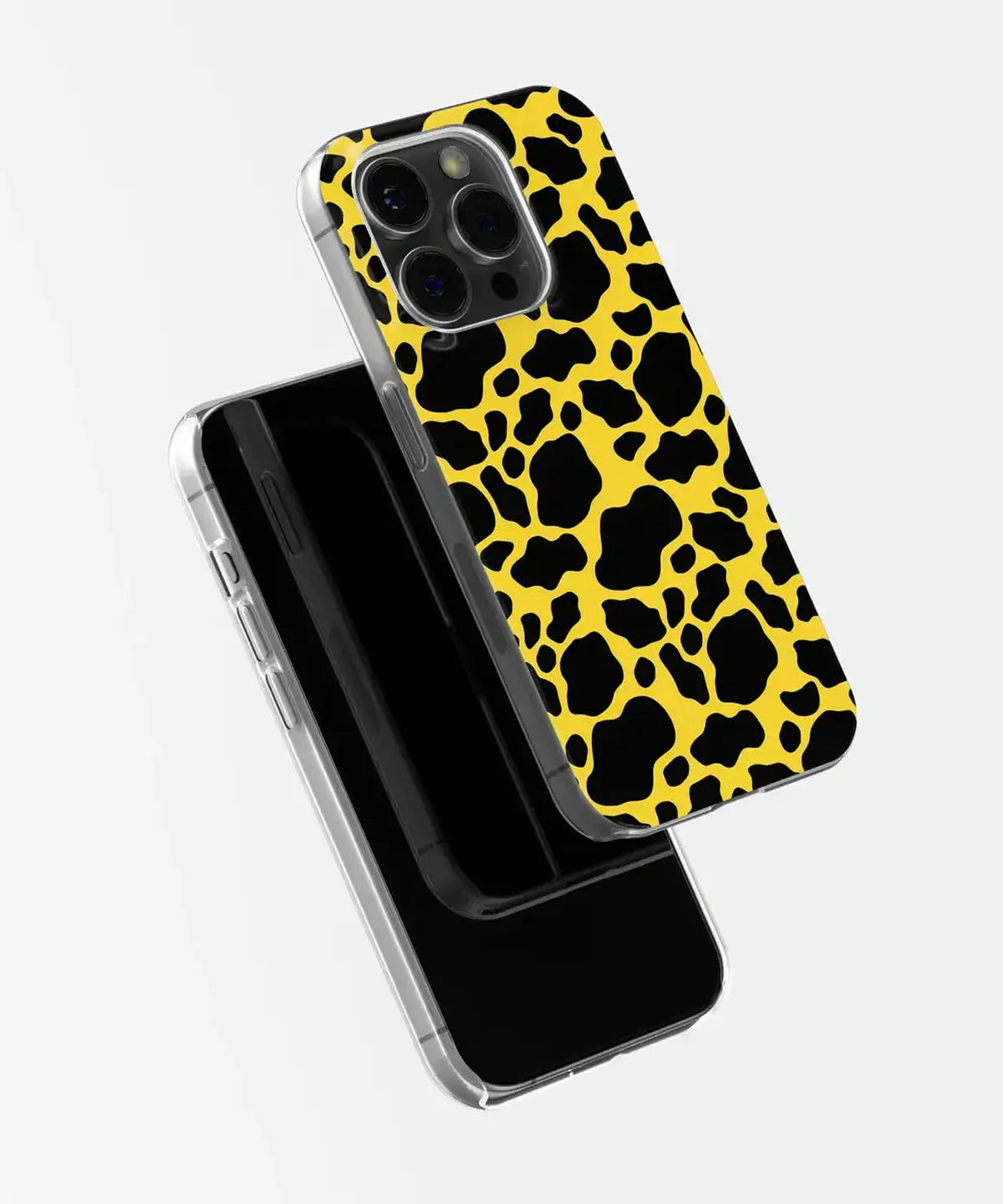 Yellow Black Cookie Cream Wave - iPhone Case Soft Case