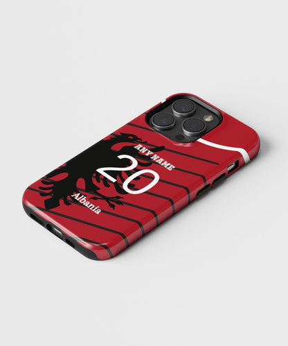 Albania Color Football Fan - iPhone Case