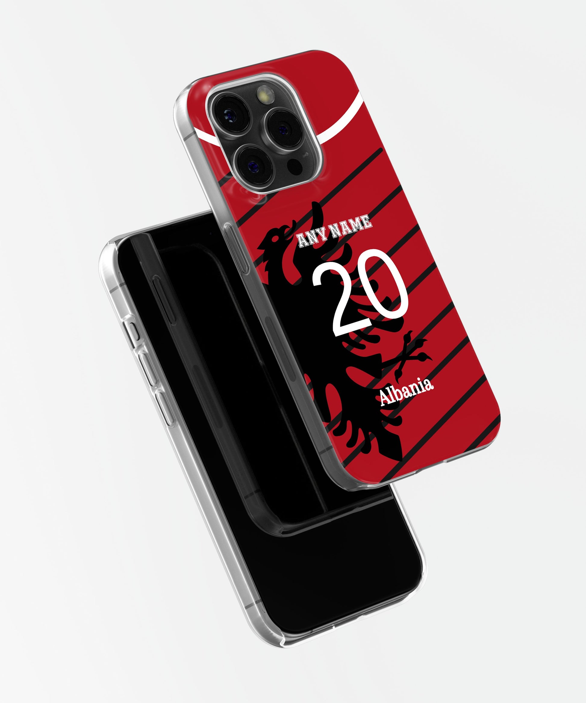 Albania Color Football Fan - iPhone Case Soft Case