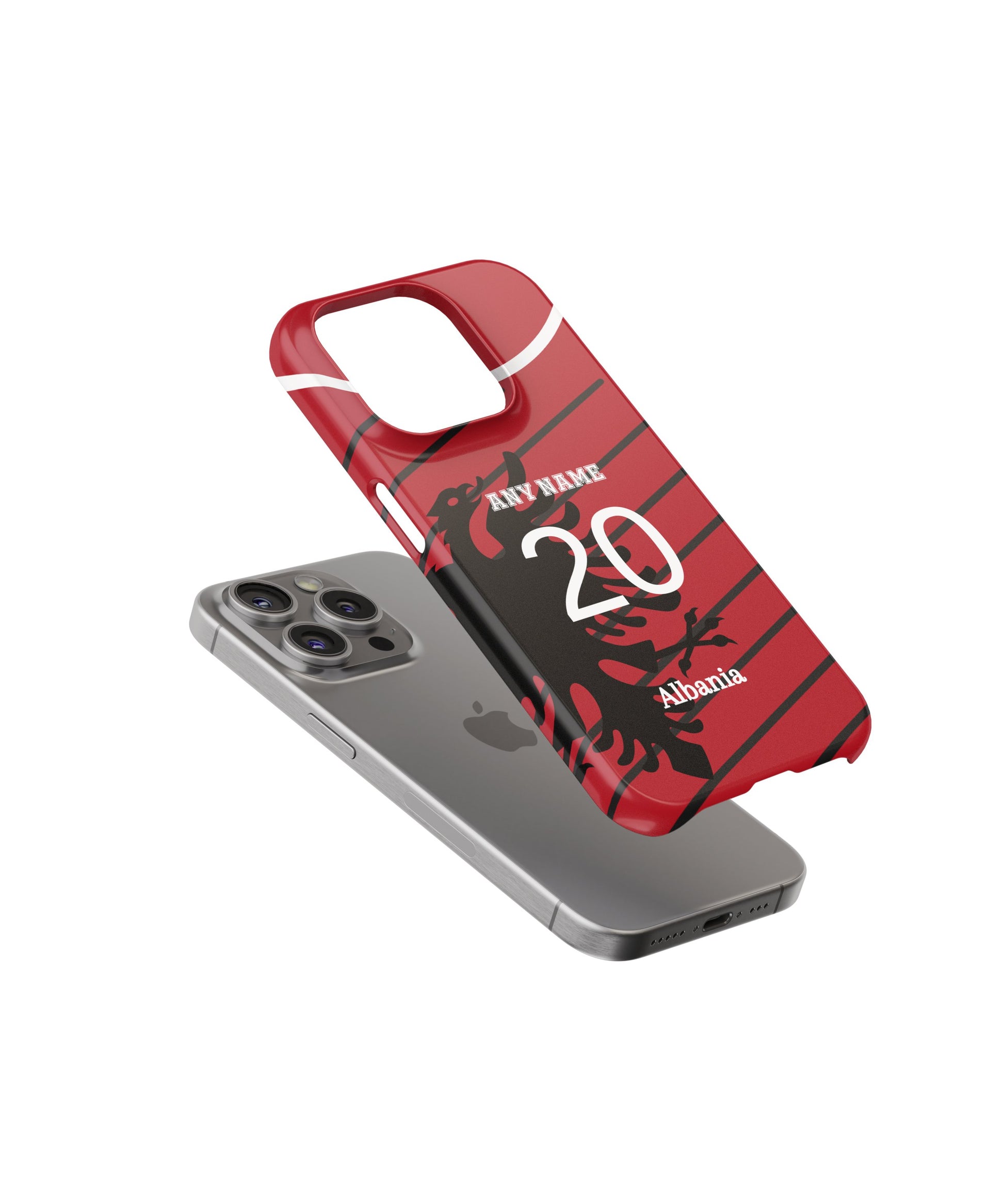 Albania Color Football Fan - iPhone Case Slim Case