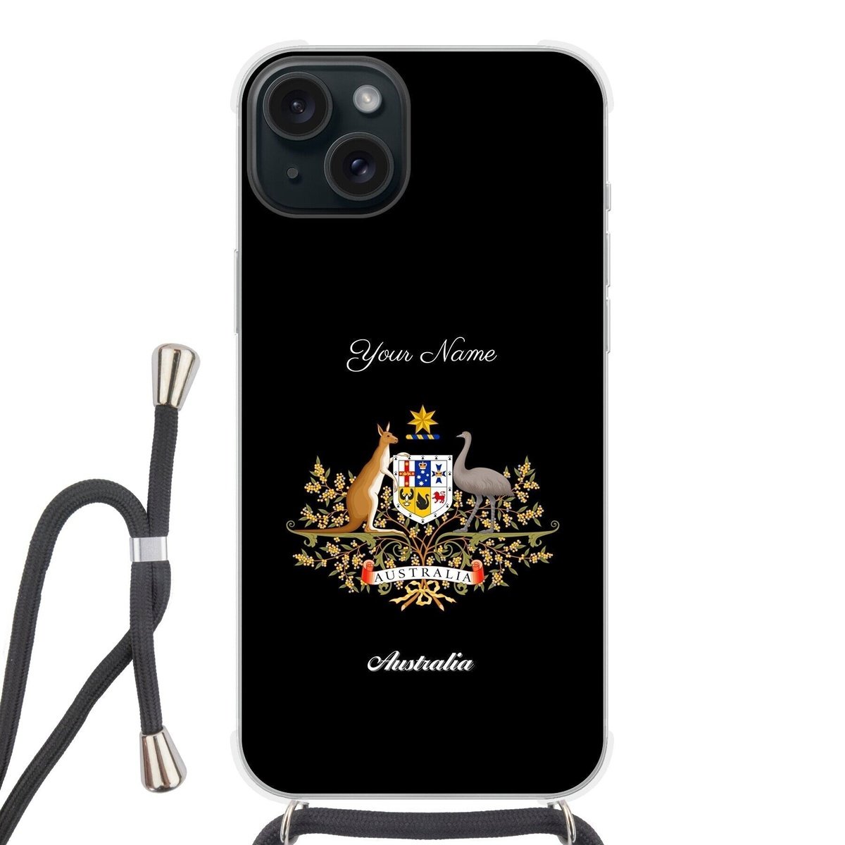 Australia National Emblem Crossbody Phone Case