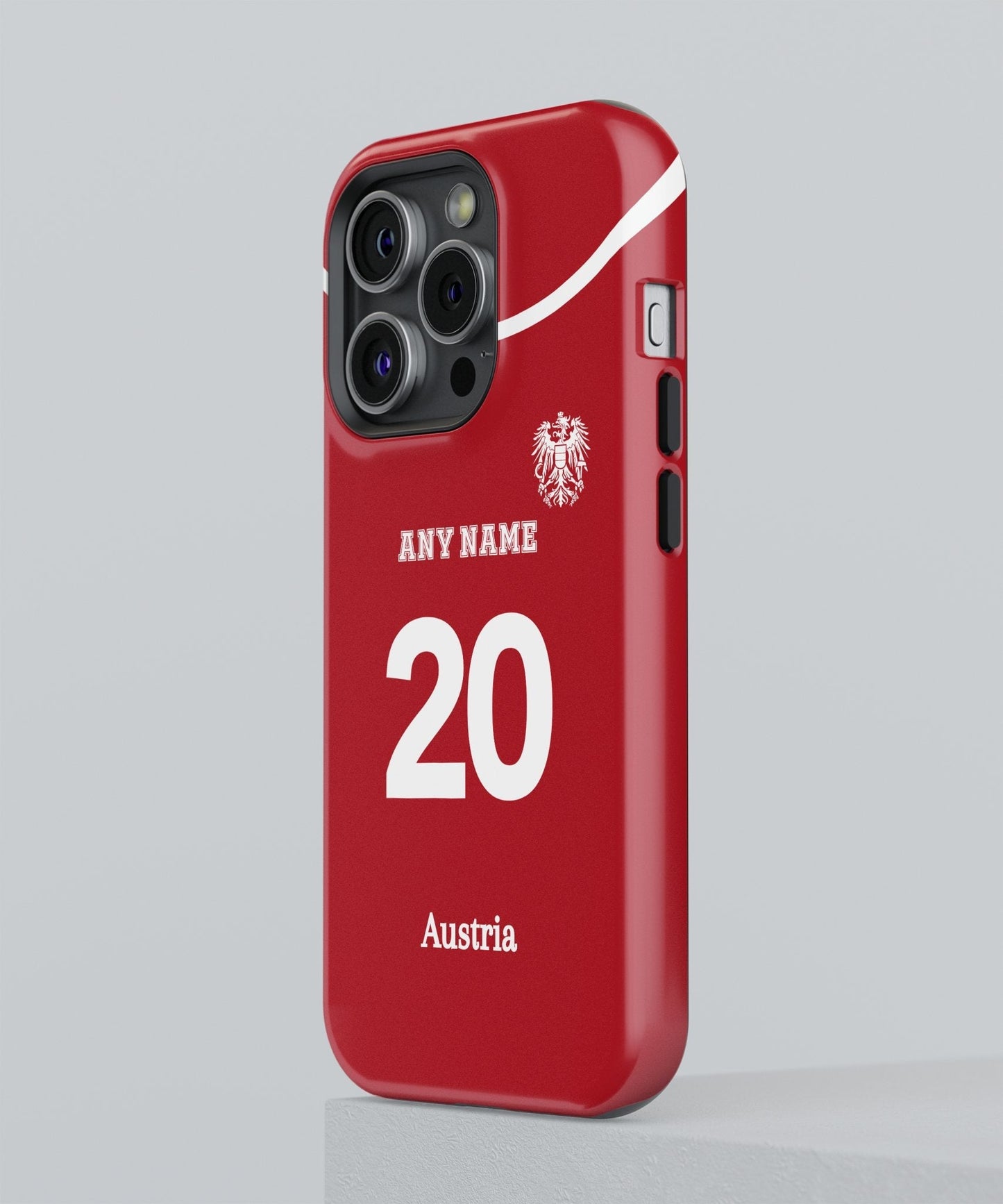 Austria Color Football Fan - iPhone Case